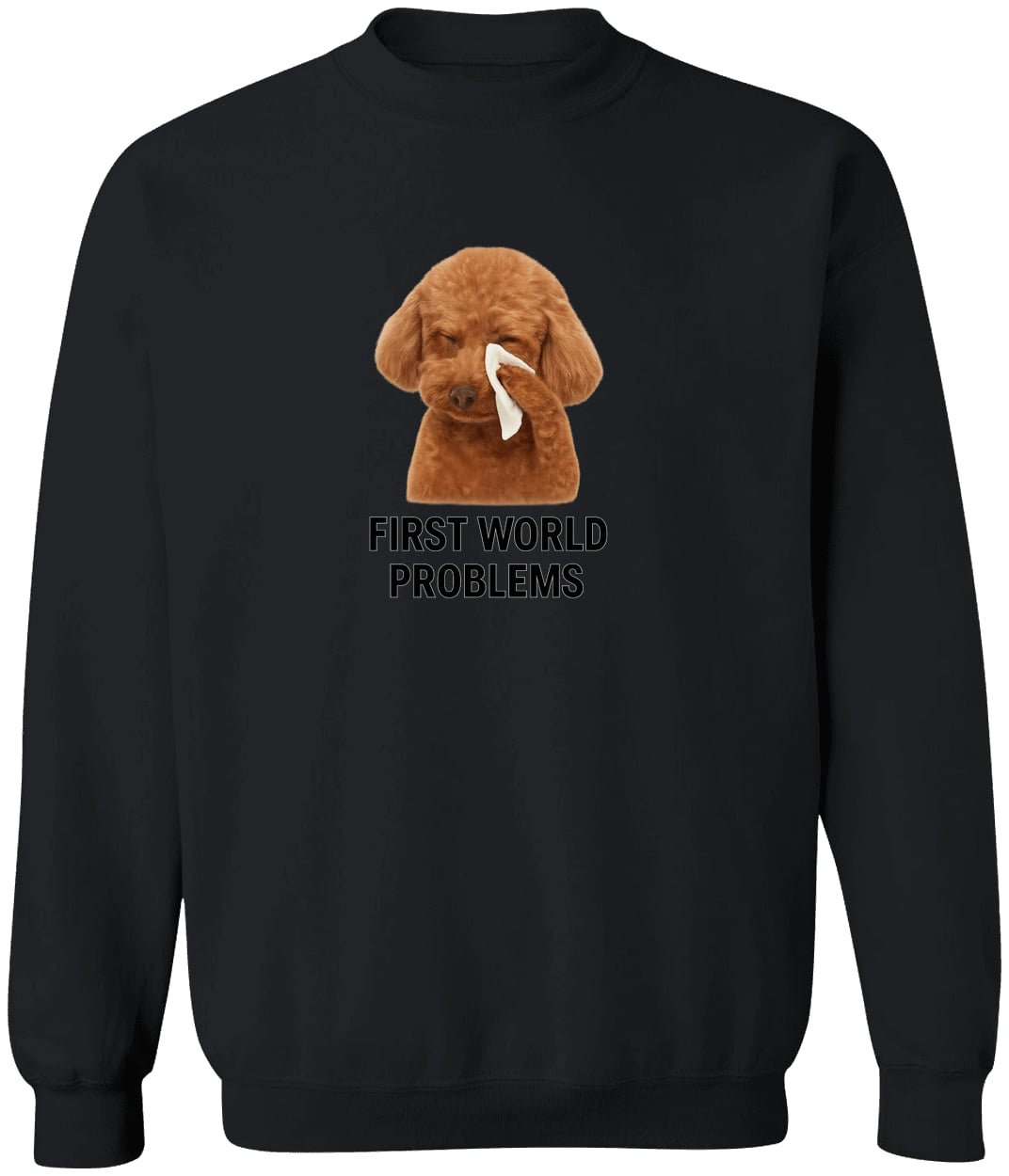 G180 Gildan Crewneck Pullover Sweatshirt - Black