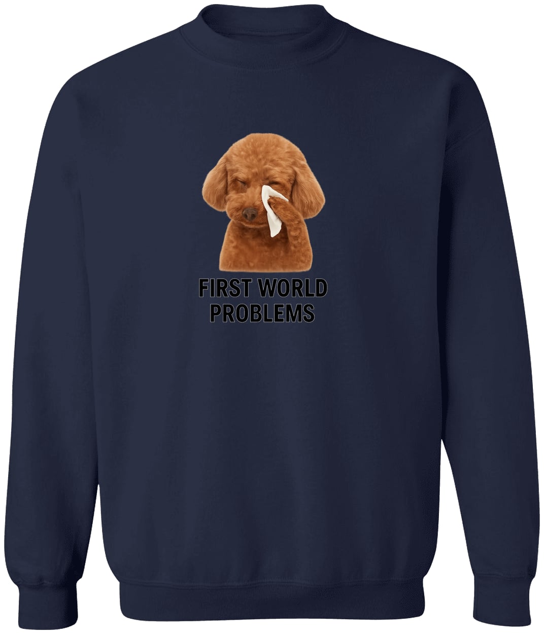 G180 Gildan Crewneck Pullover Sweatshirt - Navy