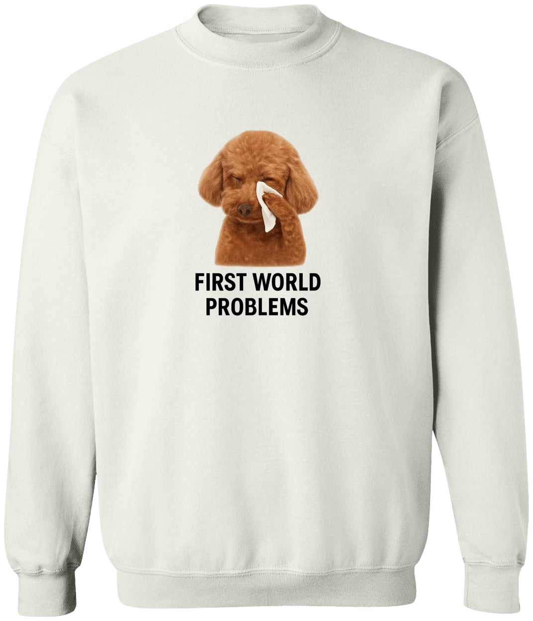 G180 Gildan Crewneck Pullover Sweatshirt - White