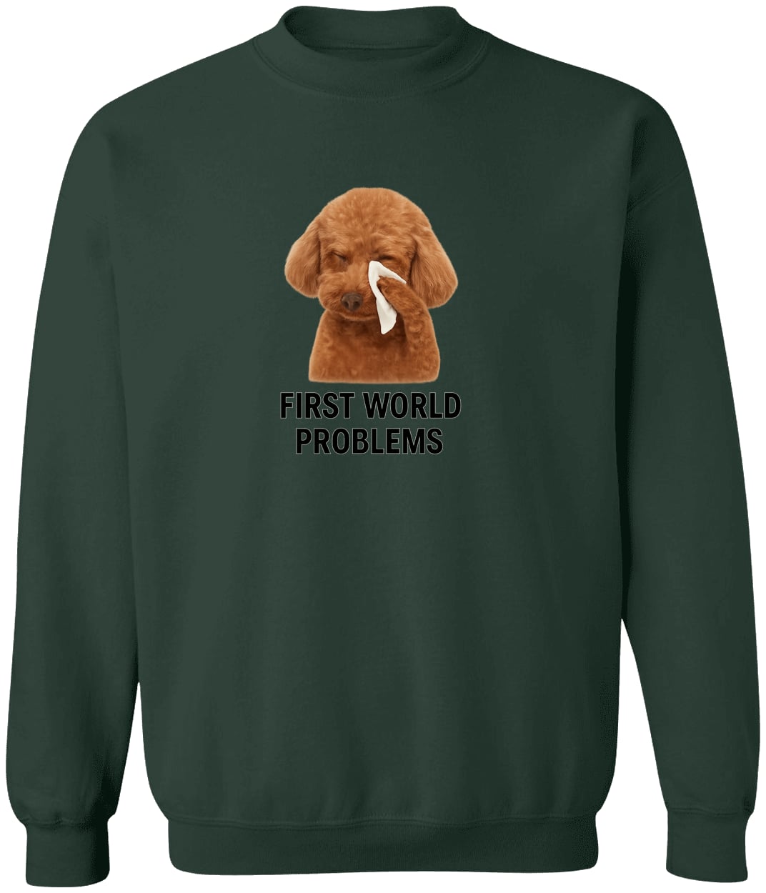 G180 Gildan Crewneck Pullover Sweatshirt - Forest Green