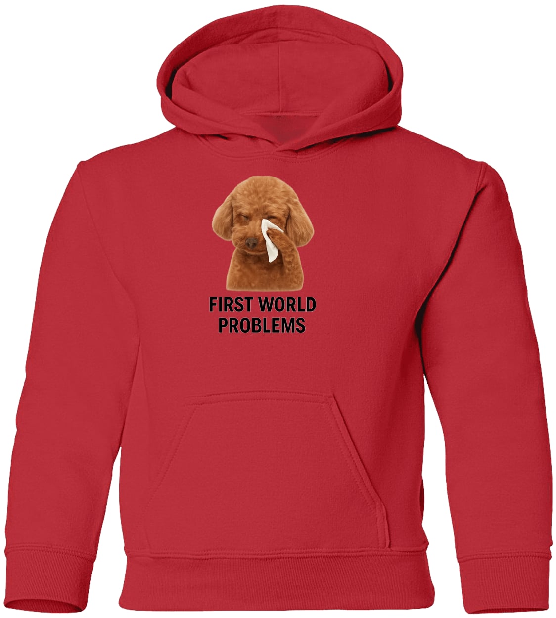 G185B Gildan Youth Pullover Hoodie - Red