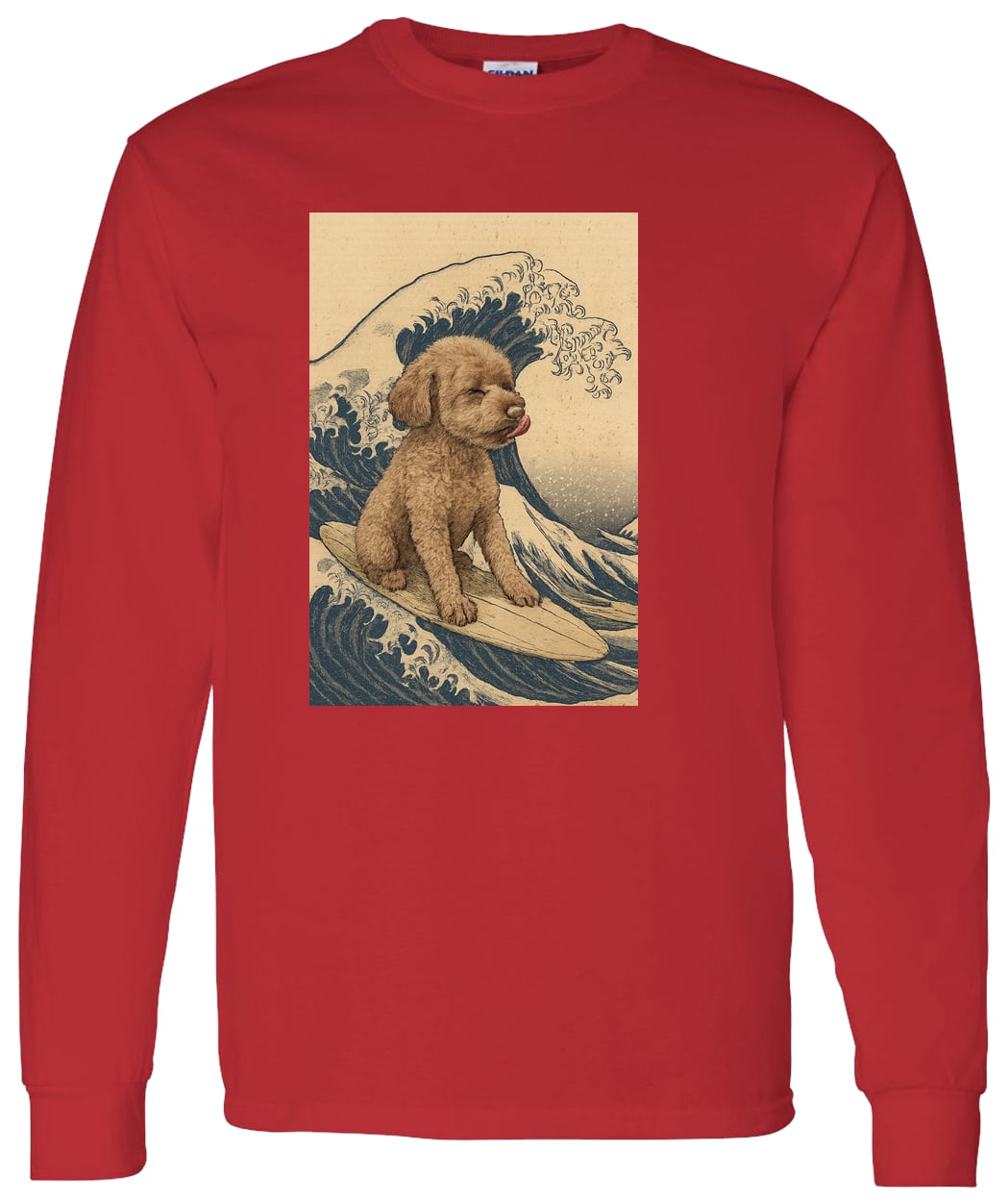 G540 LS T-Shirt 5.3 oz. - Red