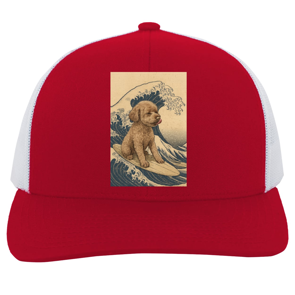 104C Trucker Snap Back - Red/White