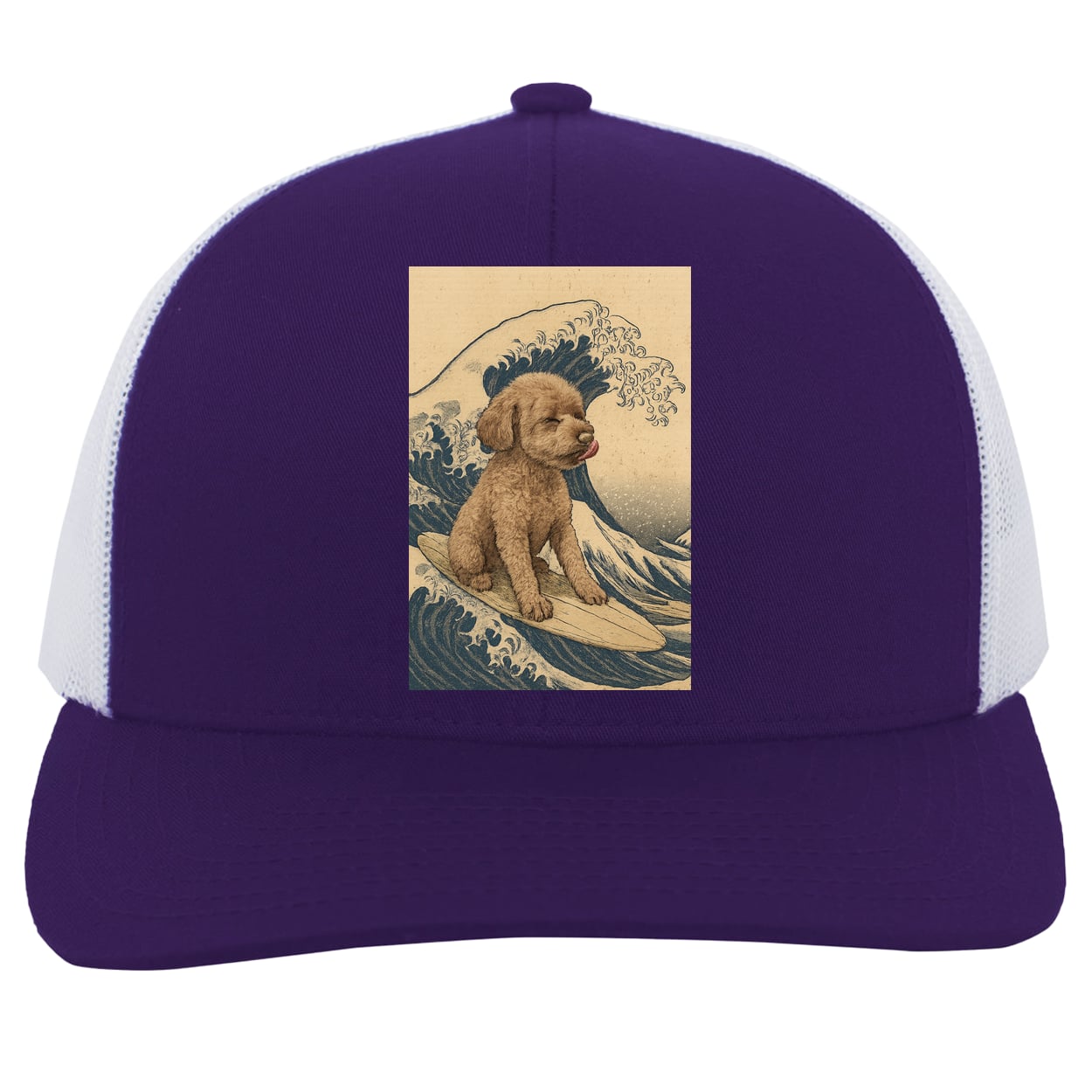 104C Trucker Snap Back - Purple/White