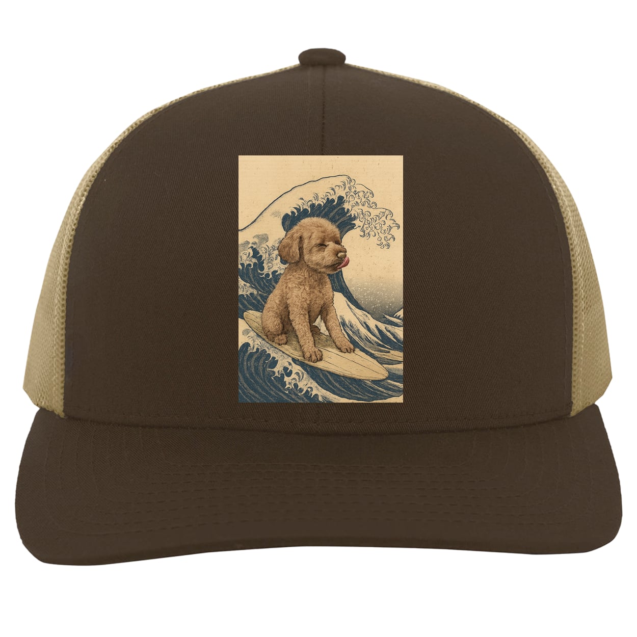 104C Trucker Snap Back - Brown/Khaki