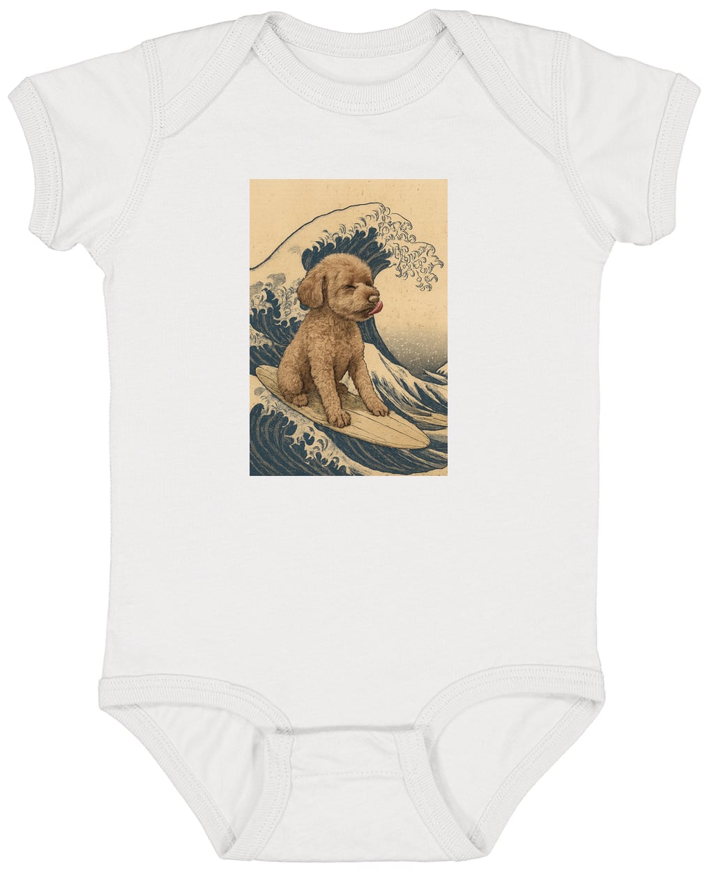 4424 Infant Fine Jersey Bodysuit - White