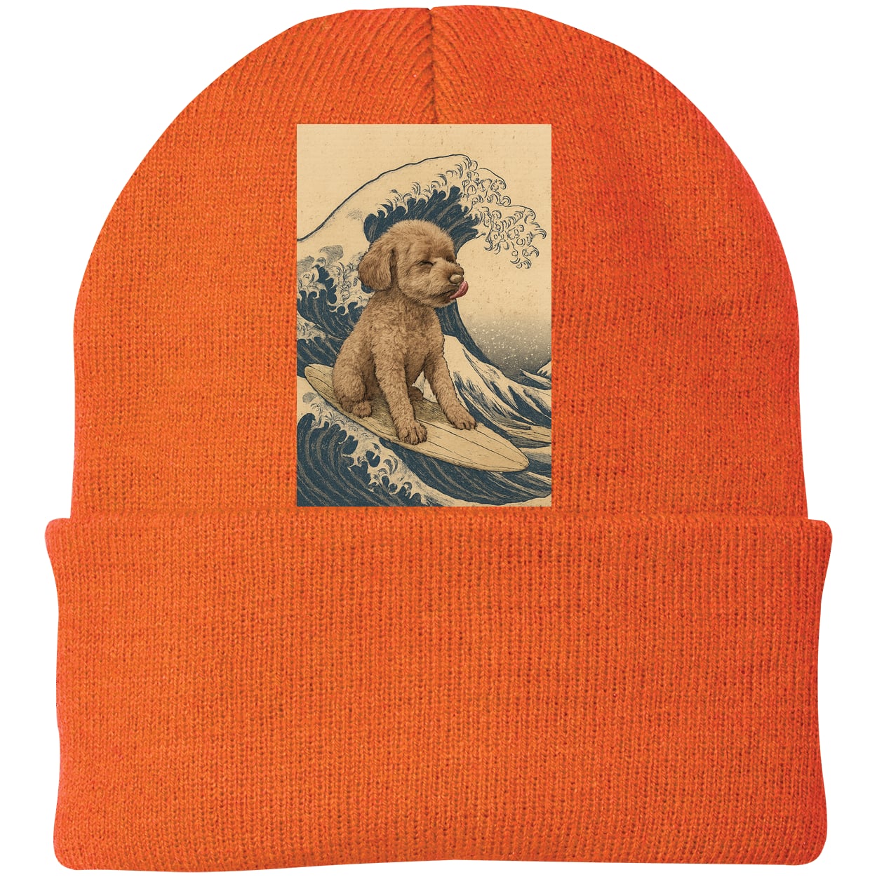 CP90 Port & Company Knit Beanie - Neon Orange
