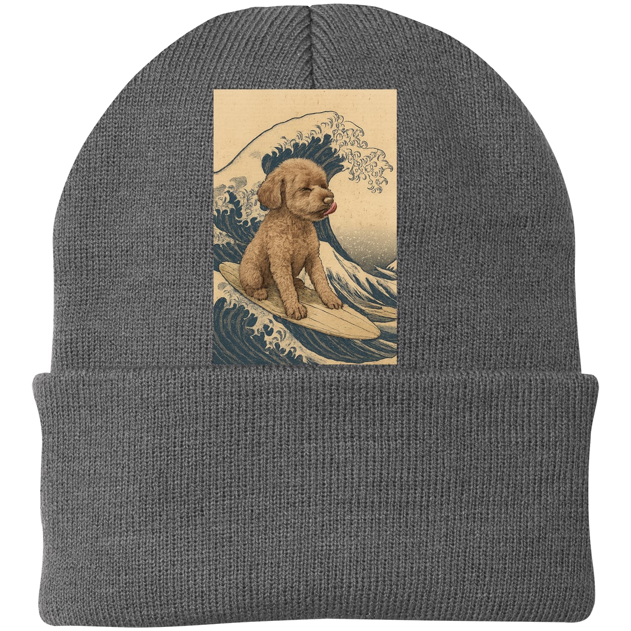 CP90 Port & Company Knit Beanie - Athletic Oxford