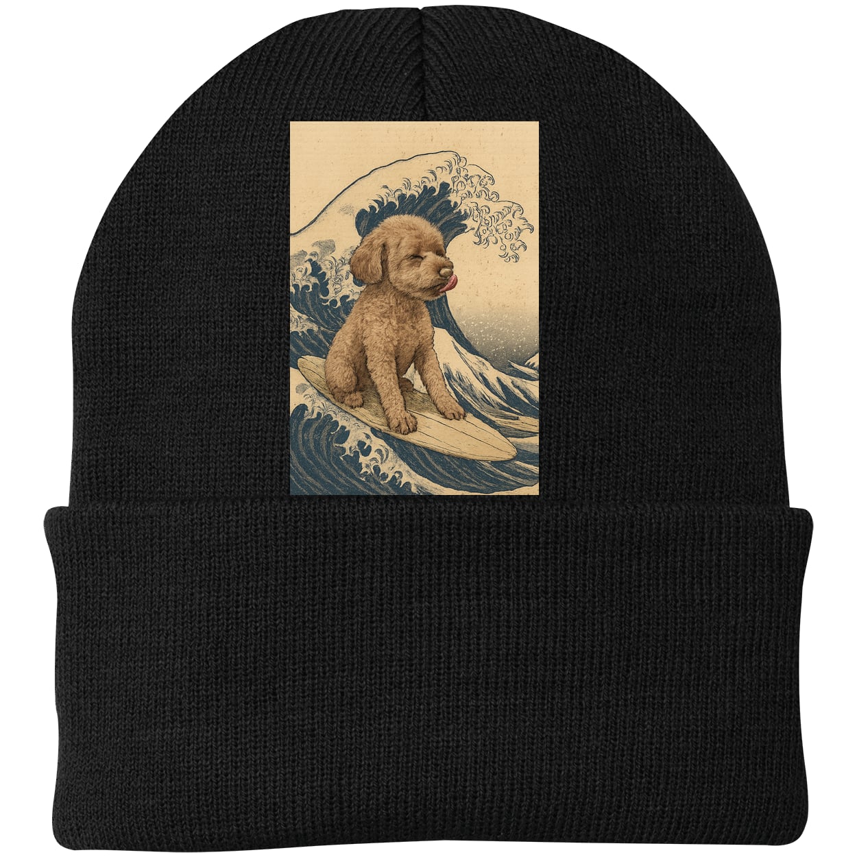 CP90 Port & Company Knit Beanie - Black