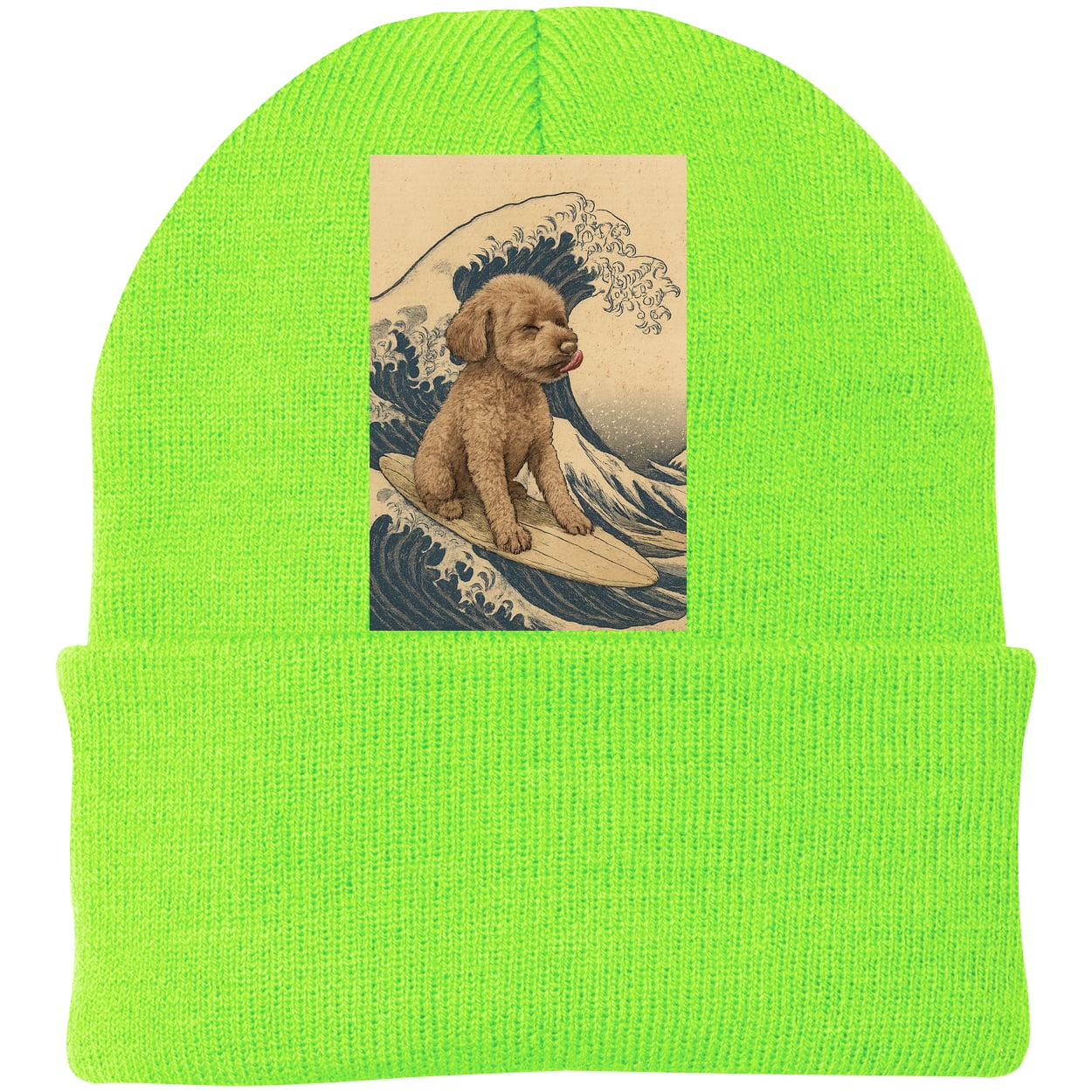 CP90 Port & Company Knit Beanie - Neon Green