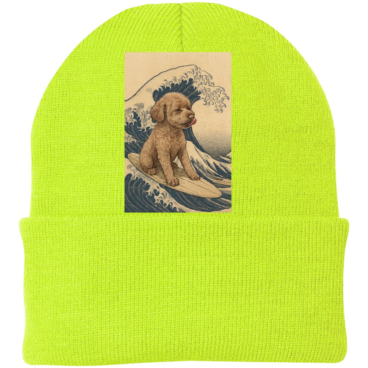 CP90 Port & Company Knit Beanie - Neon Yellow
