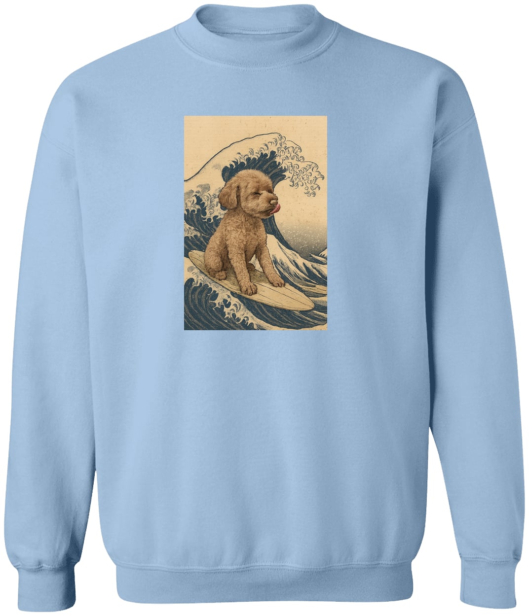 G180 Gildan Crewneck Pullover Sweatshirt - Light Blue