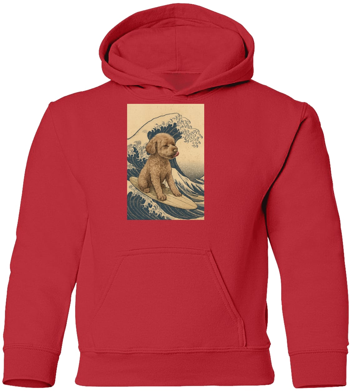 G185B Gildan Youth Pullover Hoodie - Red