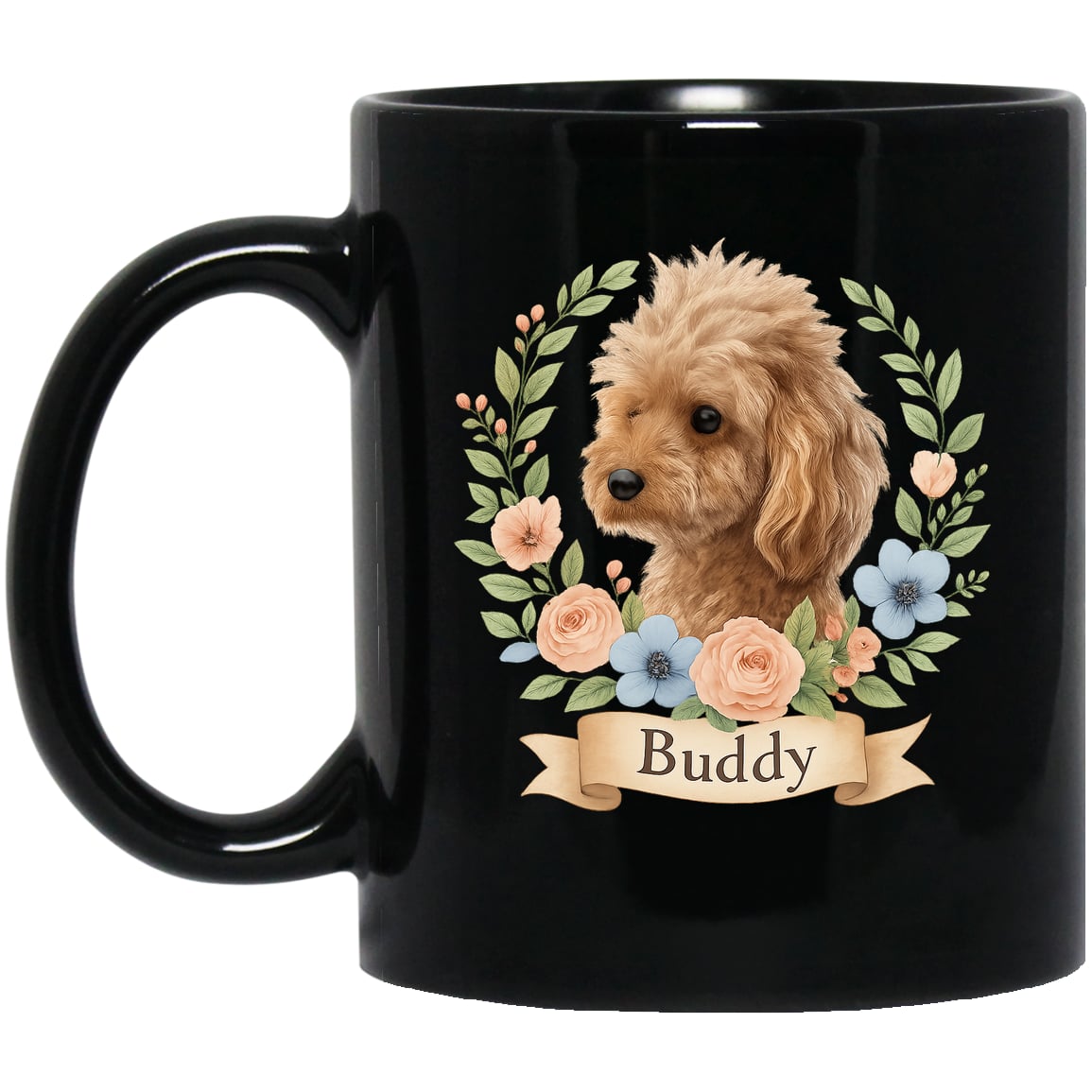 BM11OZ 11oz Black Mug Design Preview
