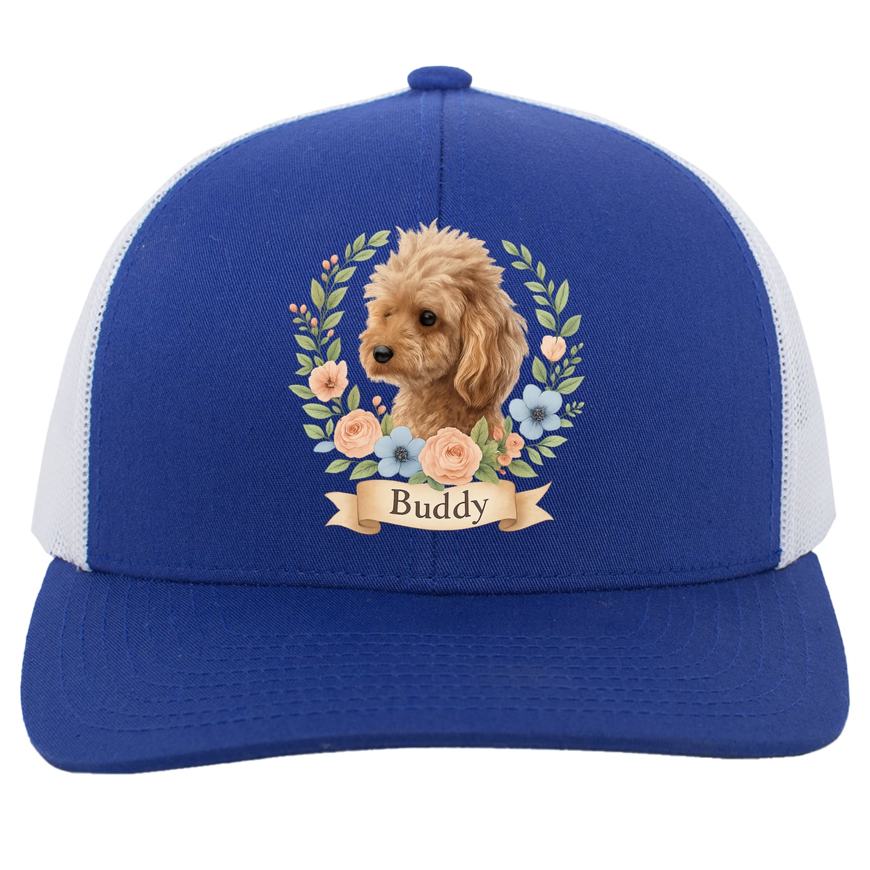 104C Trucker Snap Back - Royal/White