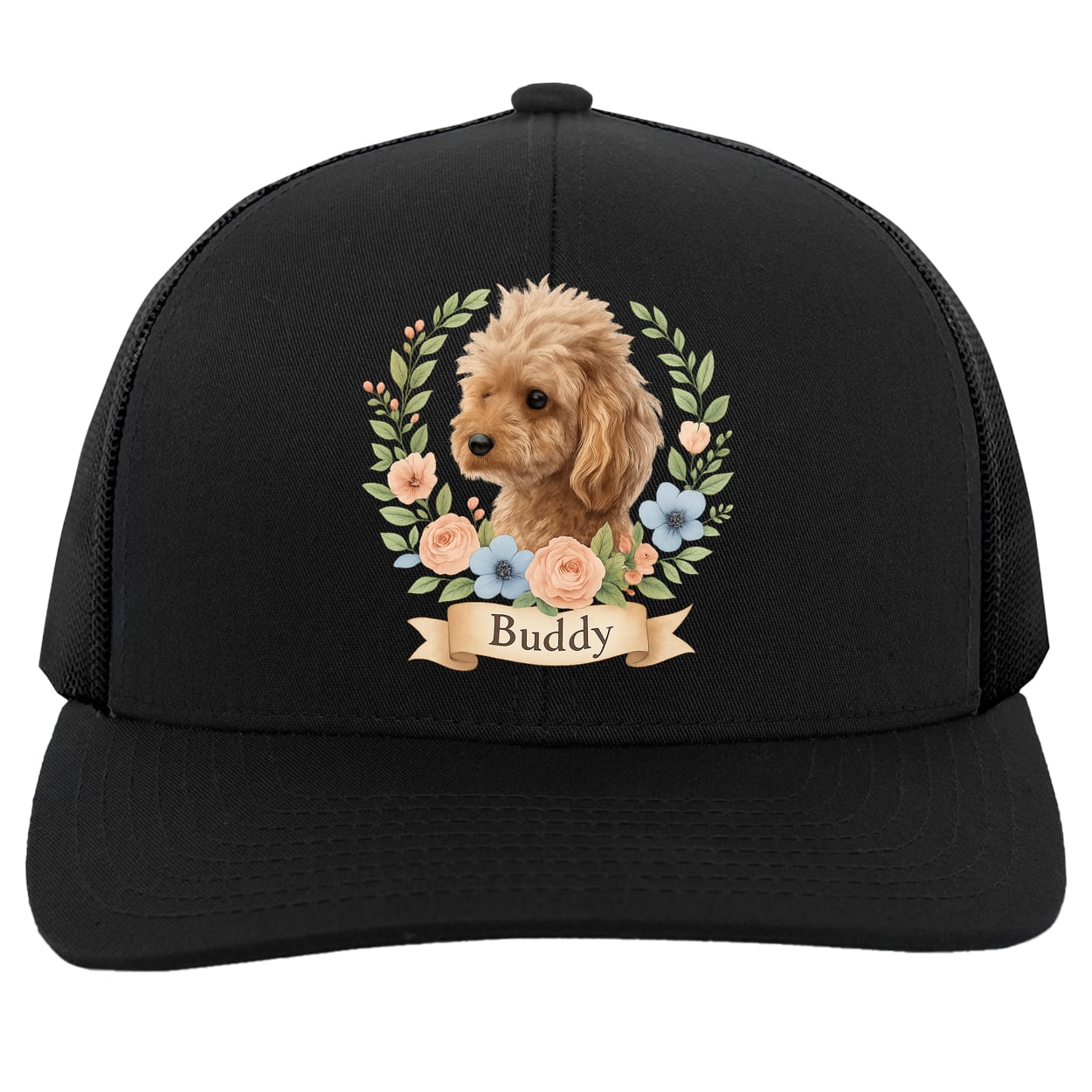 104C Trucker Snap Back - Black