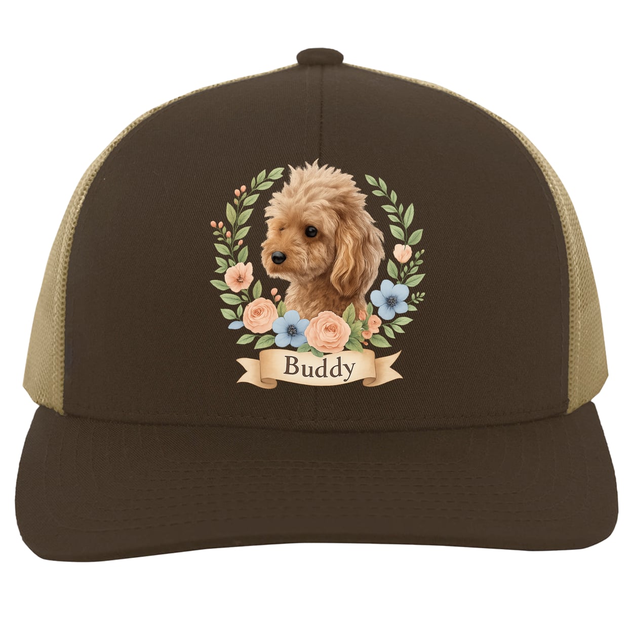 104C Trucker Snap Back - Brown/Khaki