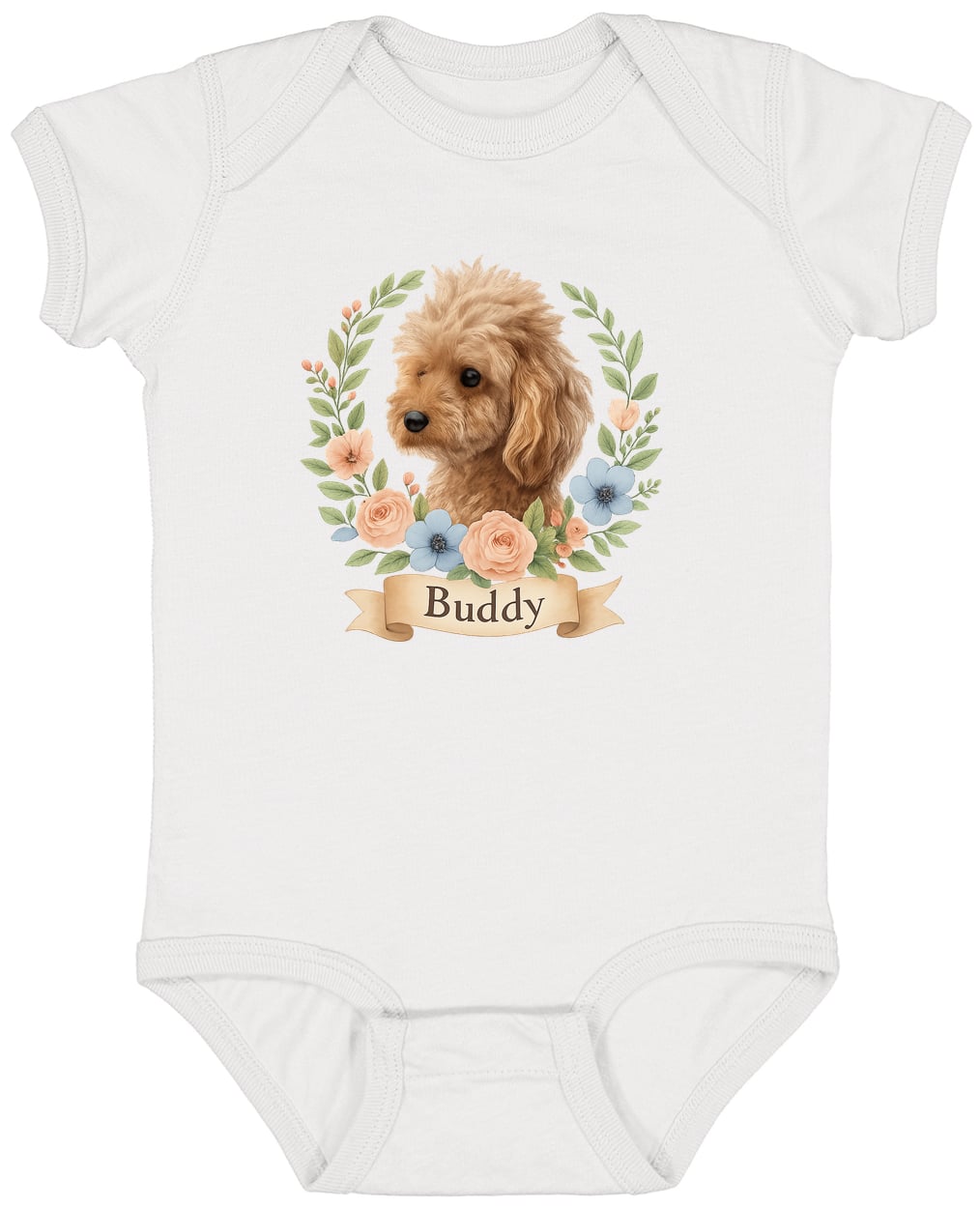 4424 Infant Fine Jersey Bodysuit - White