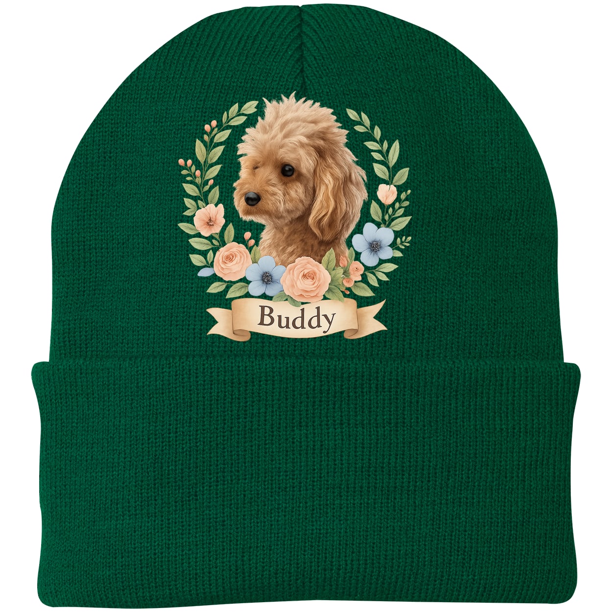 CP90 Port & Company Knit Beanie - Athletic Green