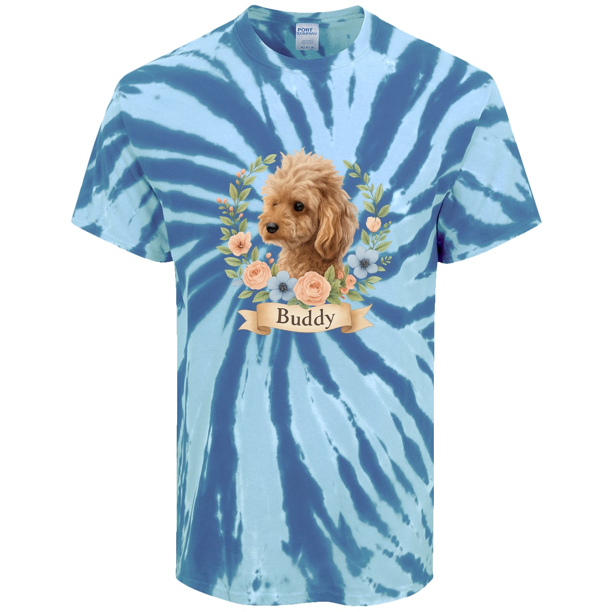 PC147 Port & Company Tie-Dye Tee - Royal