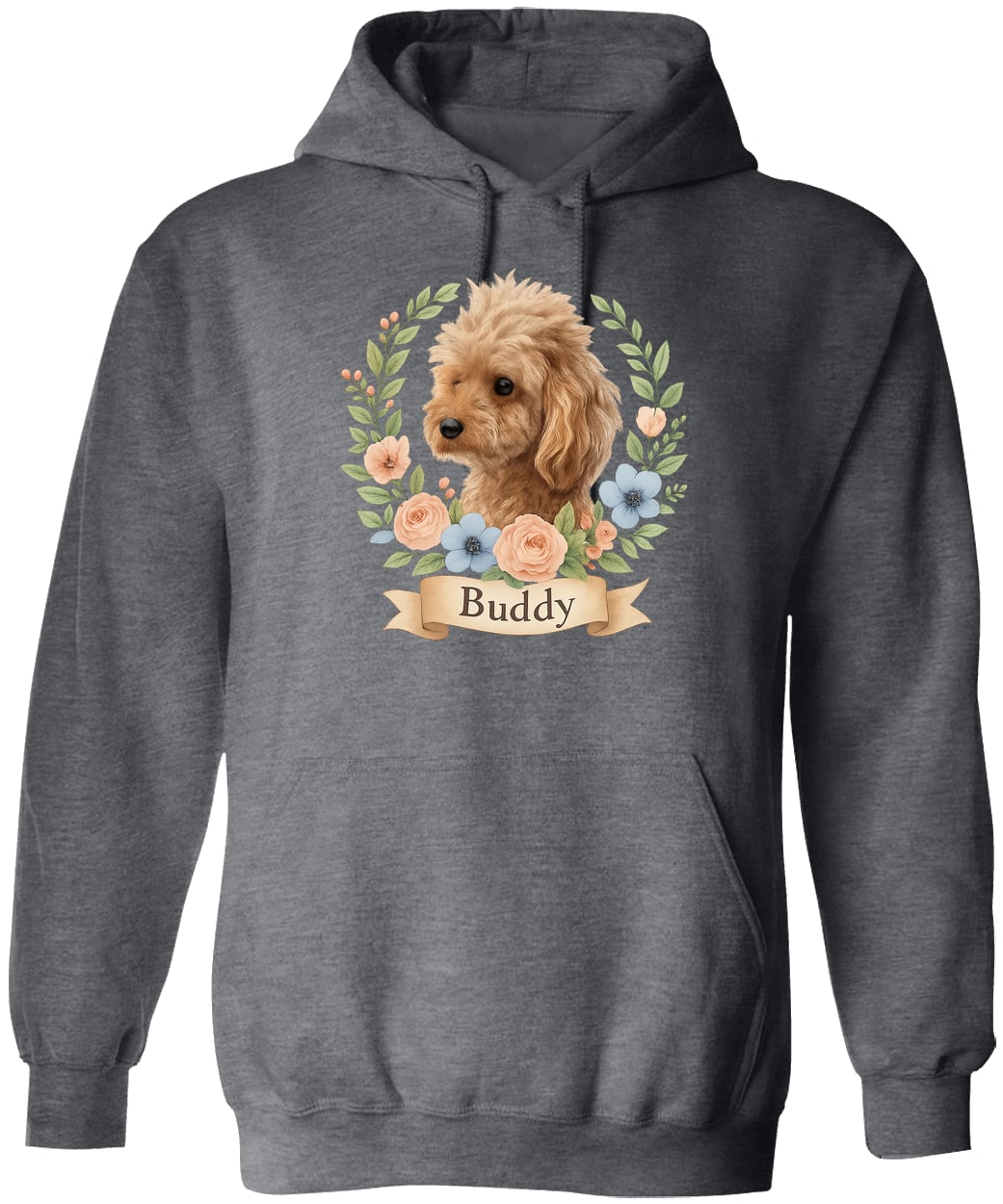 G185 Gildan Pullover Hoodie - Dark Heather
