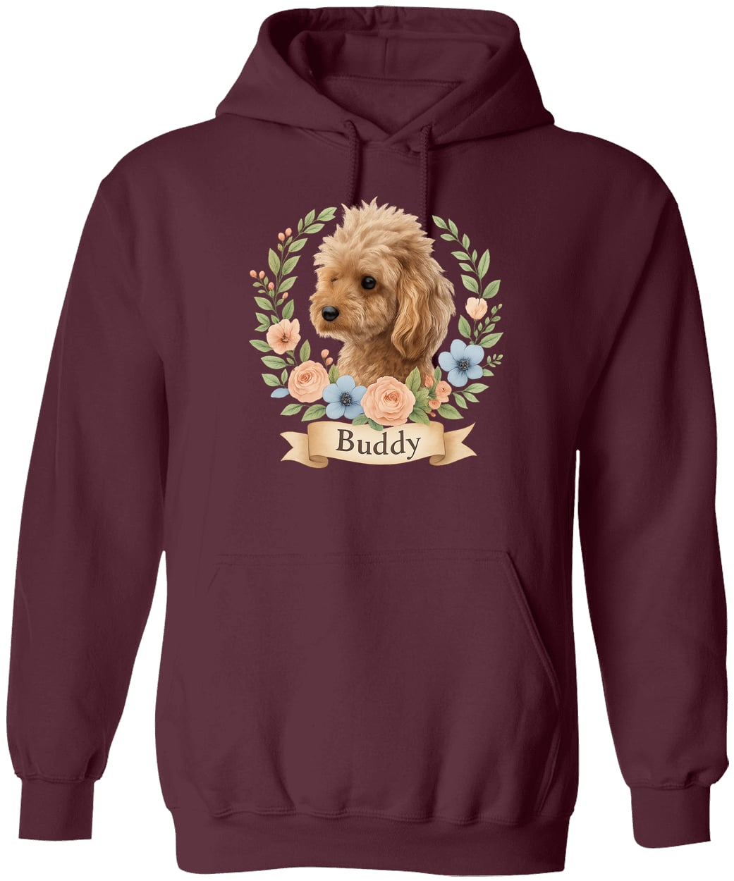 G185 Gildan Pullover Hoodie - Maroon