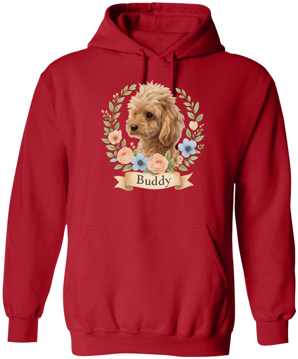 G185 Gildan Pullover Hoodie - Red