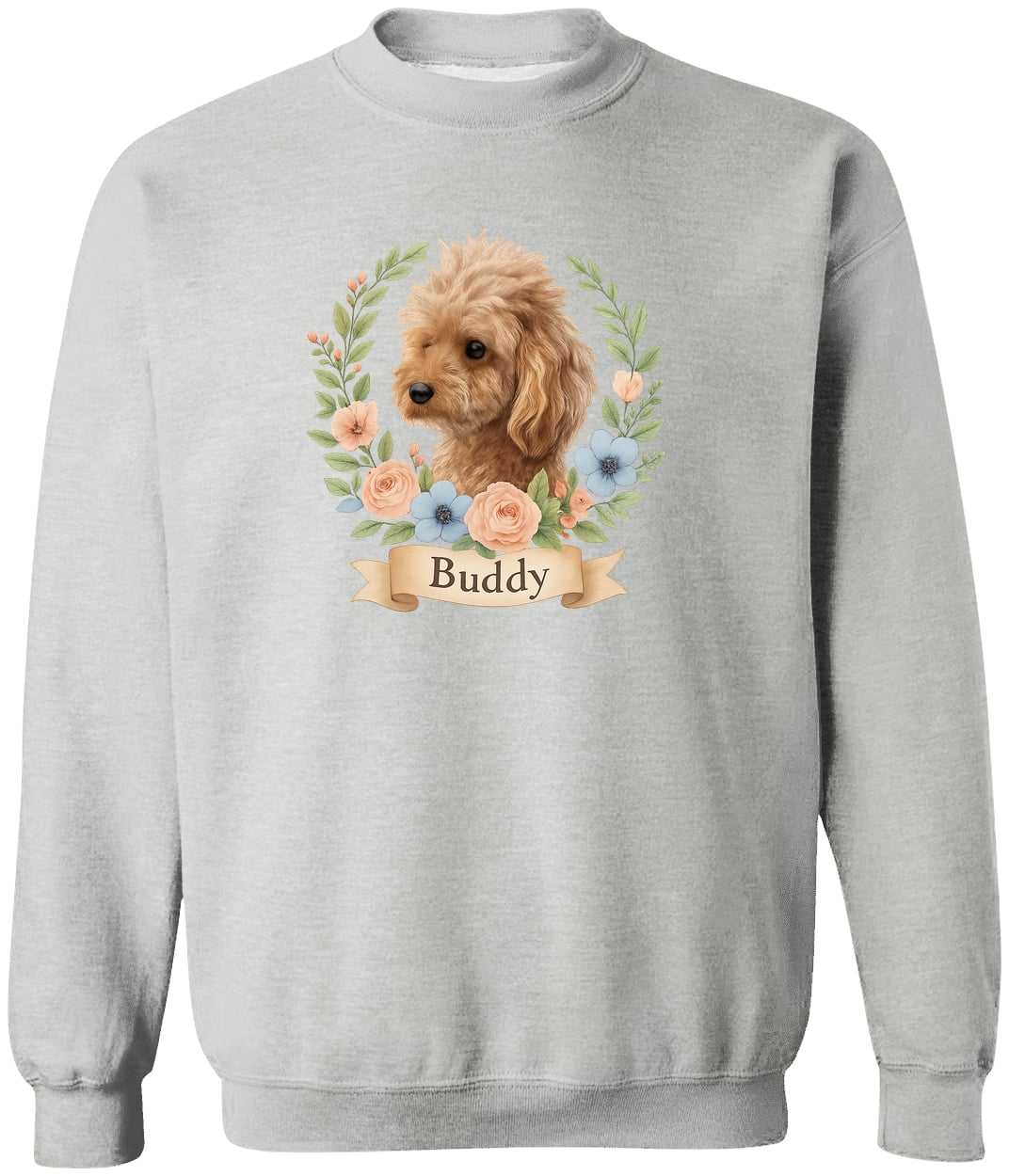 G180 Gildan Crewneck Pullover Sweatshirt - Sport Grey