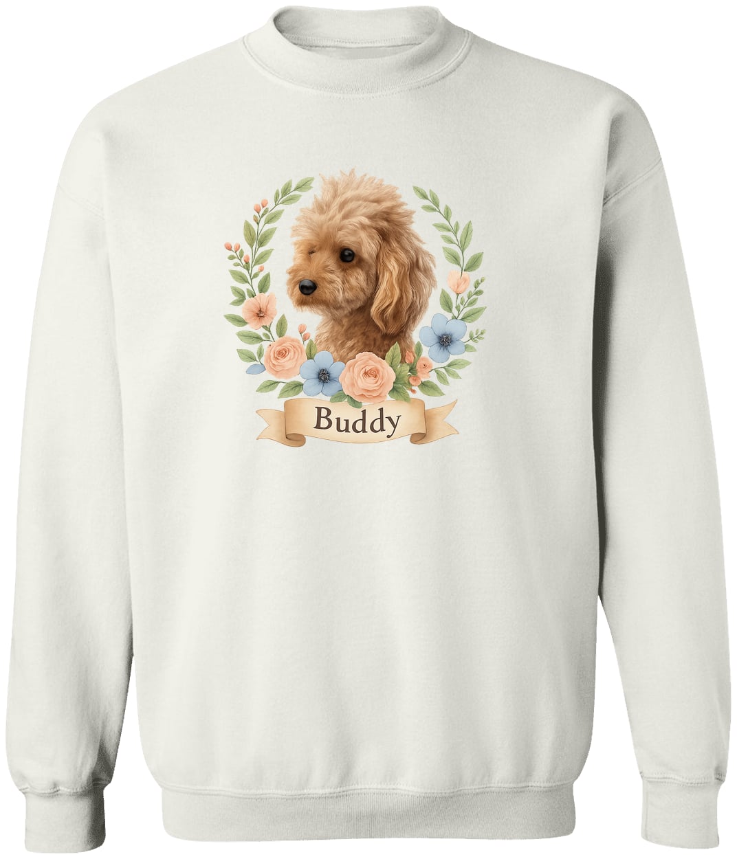 G180 Gildan Crewneck Pullover Sweatshirt - White