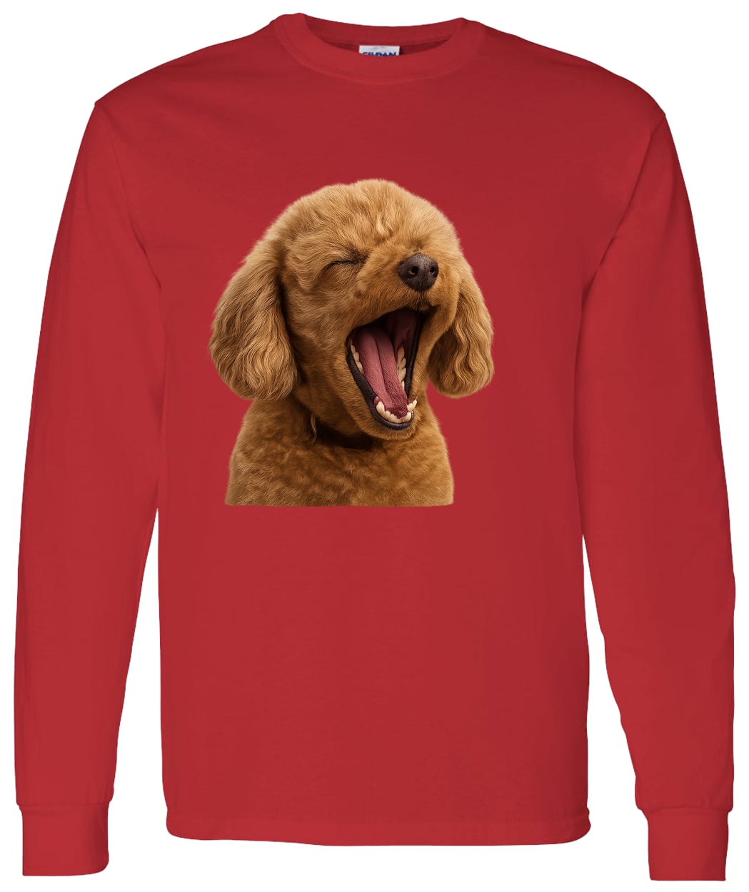 G540 LS T-Shirt 5.3 oz. - Red