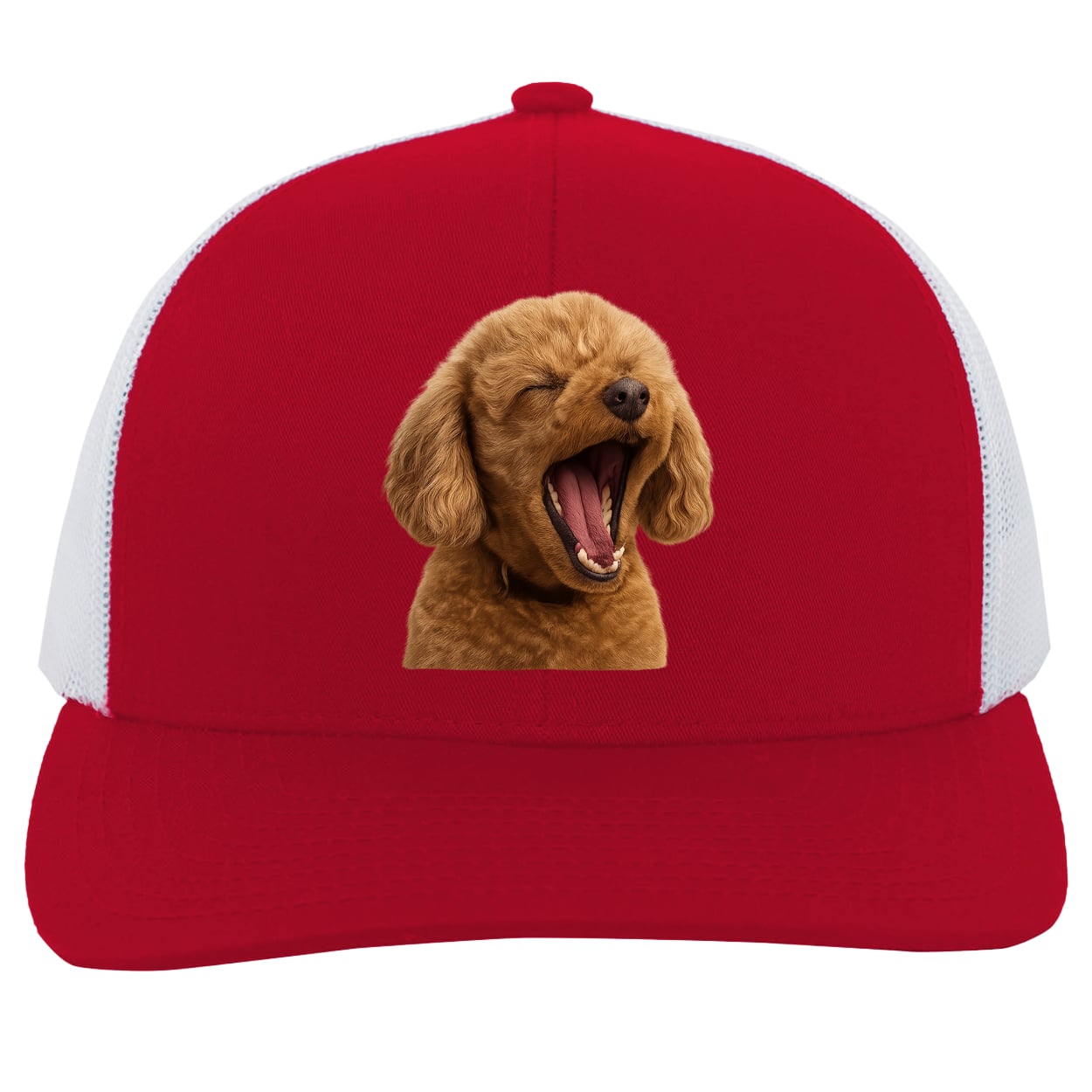 104C Trucker Snap Back - Red/White