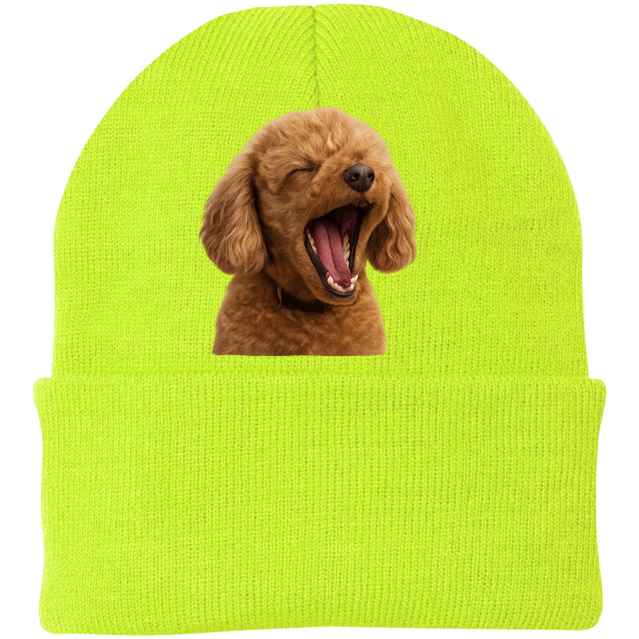 CP90 Port & Company Knit Beanie - Neon Yellow