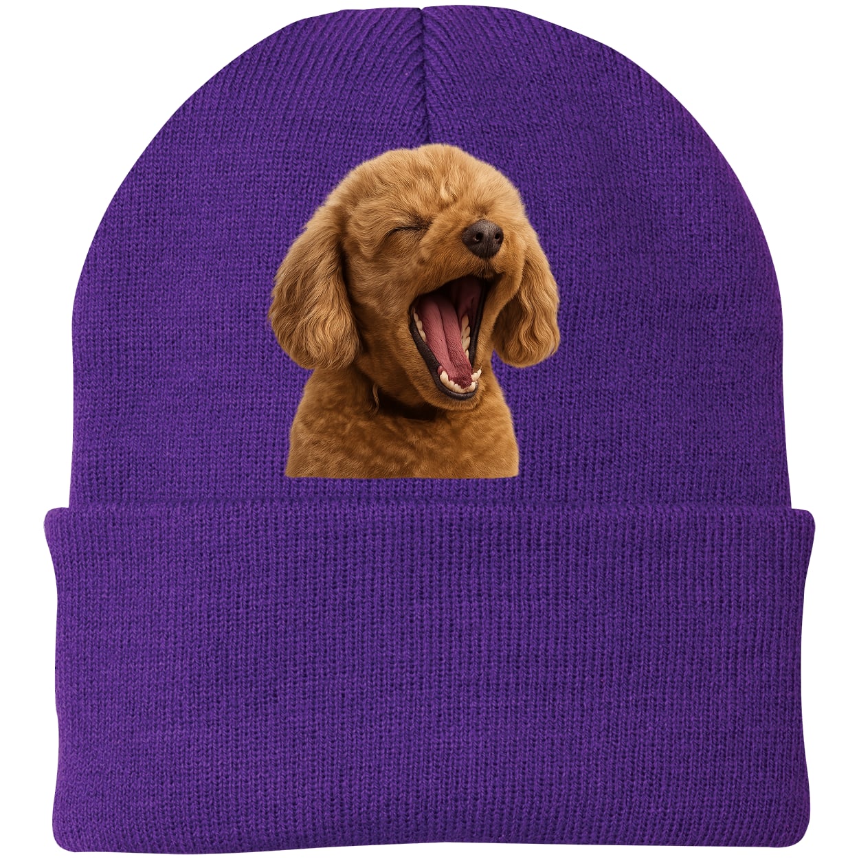 CP90 Port & Company Knit Beanie - Athletic Purple
