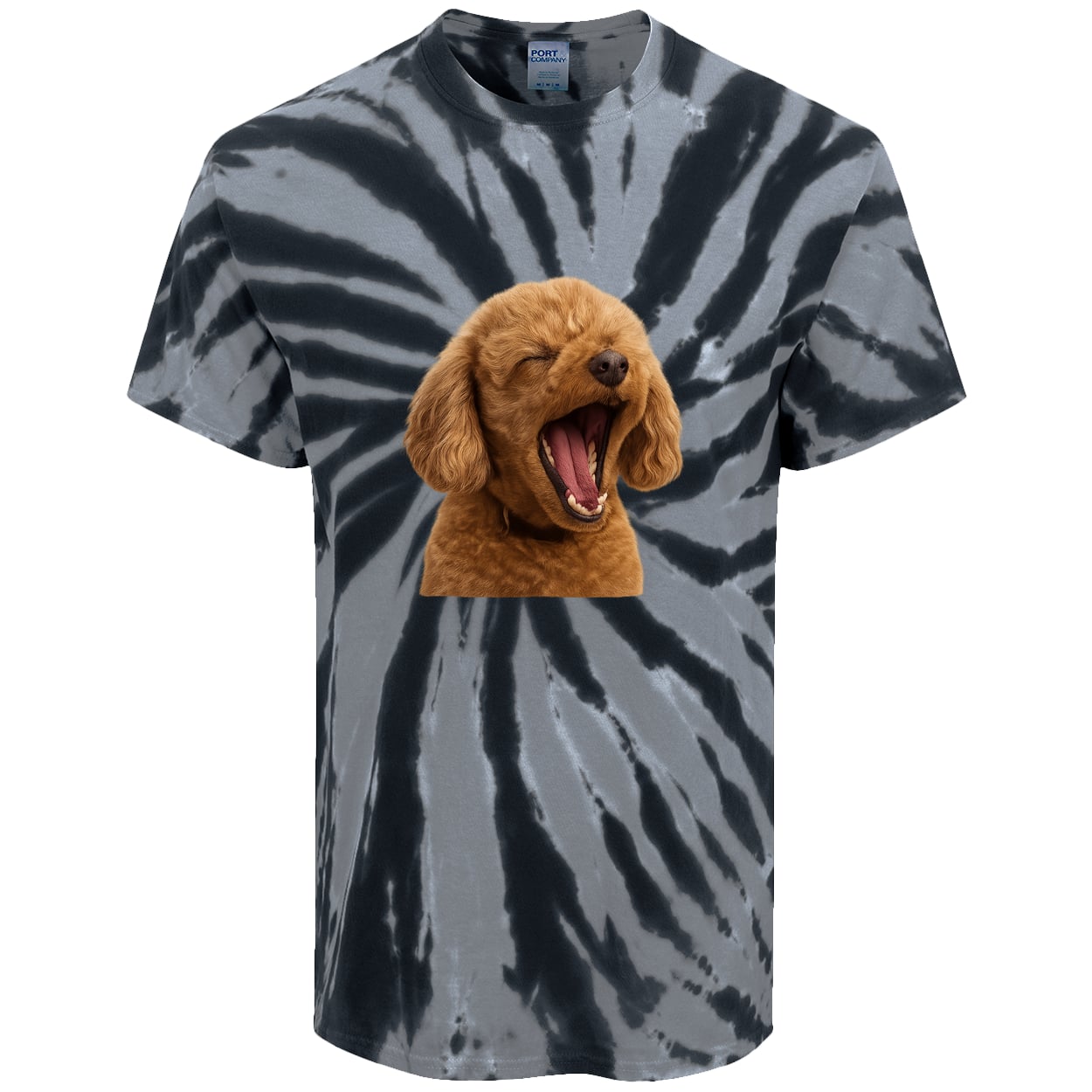 PC147 Port & Company Tie-Dye Tee - Black