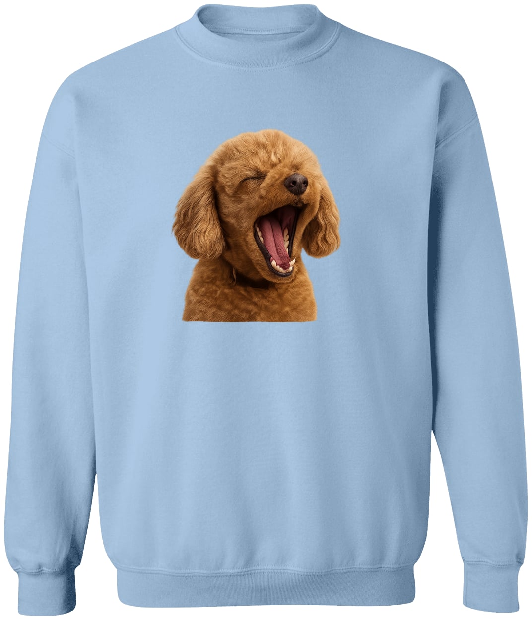 G180 Gildan Crewneck Pullover Sweatshirt - Light Blue