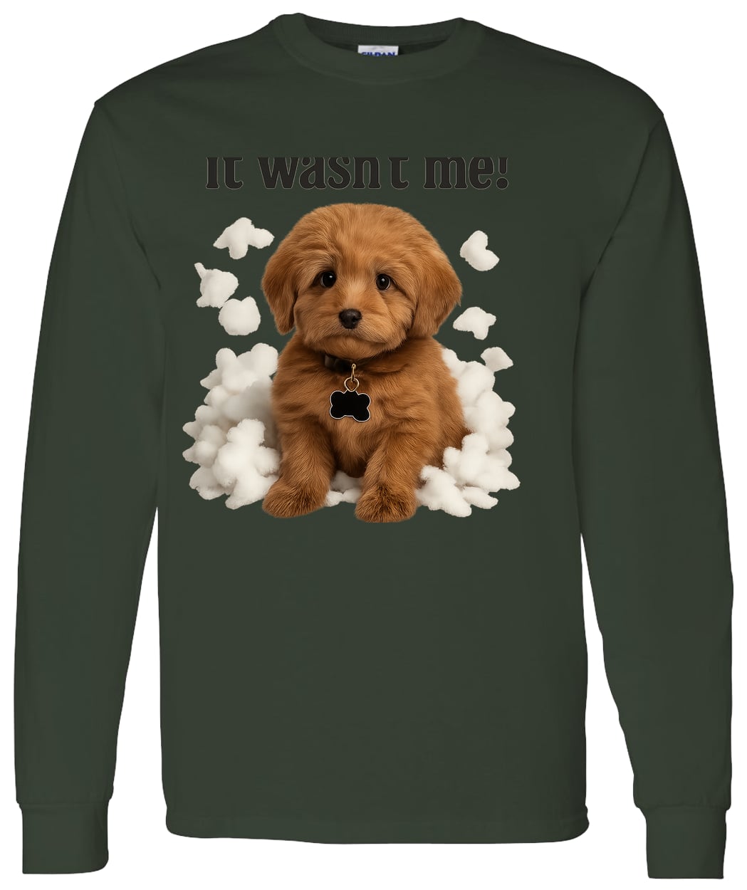 G540 LS T-Shirt 5.3 oz. - Forest Green