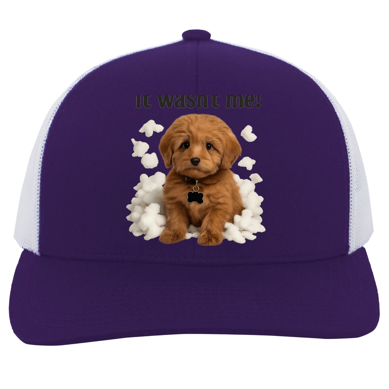 104C Trucker Snap Back - Purple/White