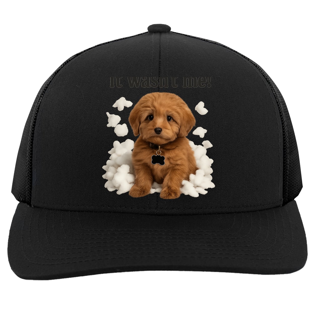 104C Trucker Snap Back - Black