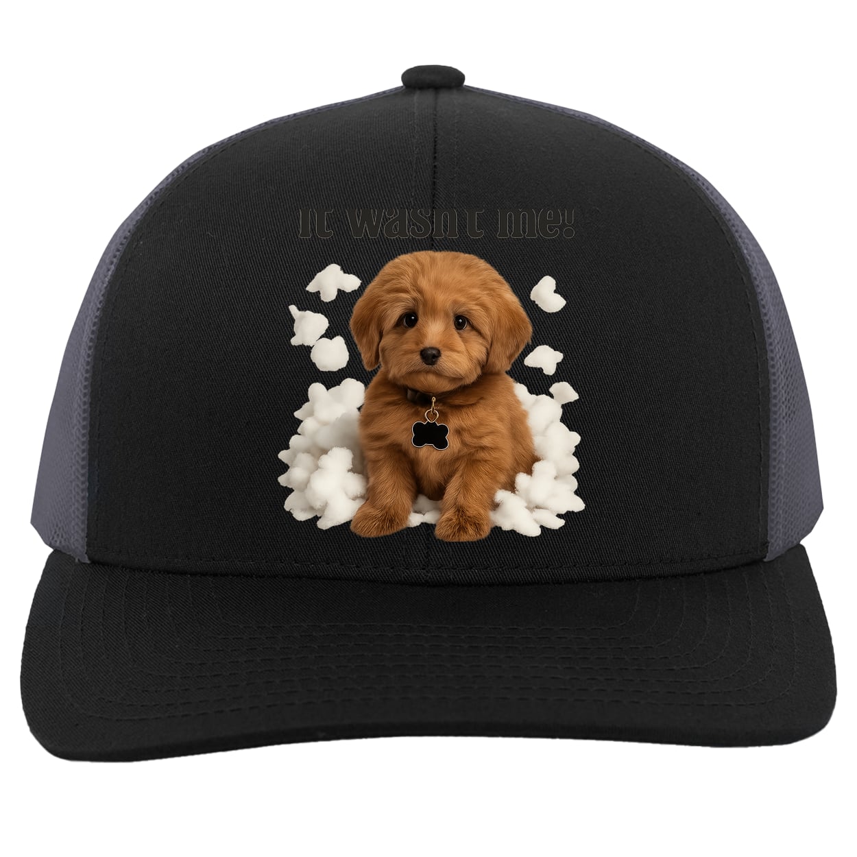 104C Trucker Snap Back - Black/Graphite