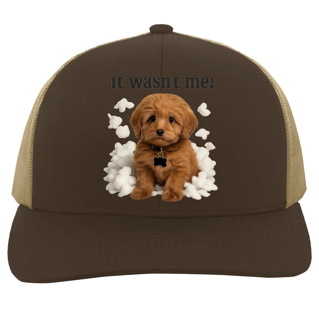 104C Trucker Snap Back - Brown/Khaki