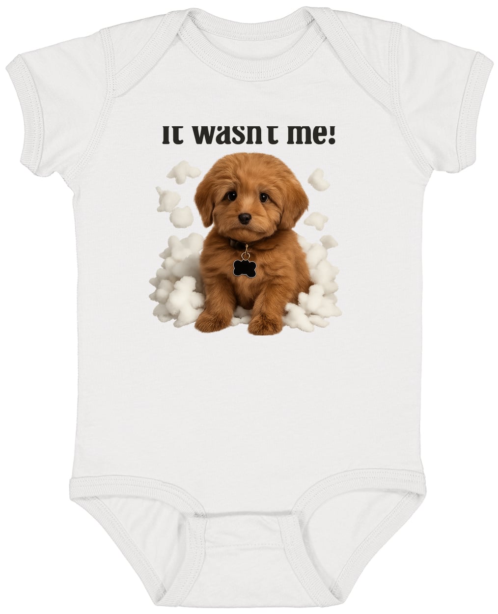4424 Infant Fine Jersey Bodysuit - White