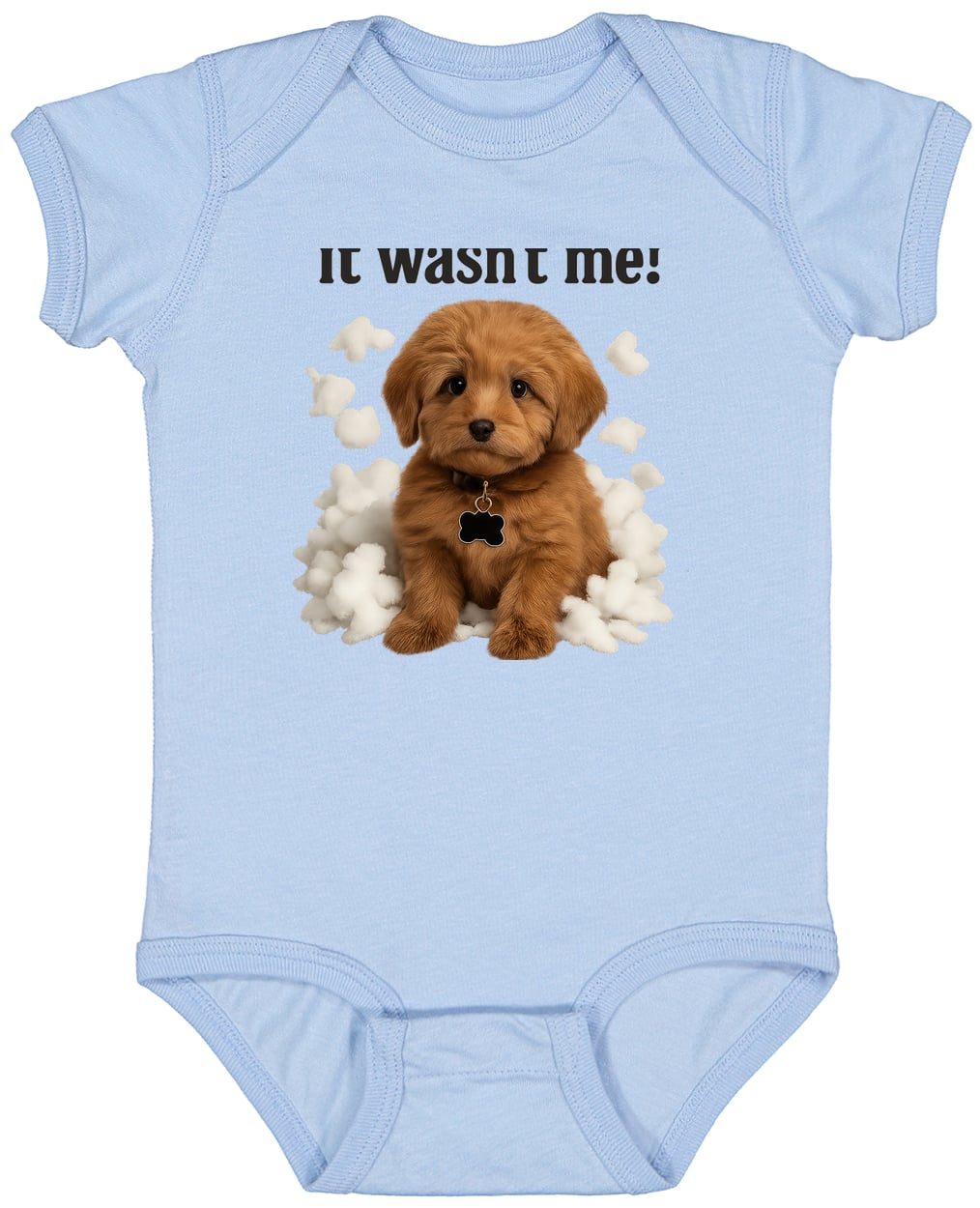 4424 Infant Fine Jersey Bodysuit - Light Blue