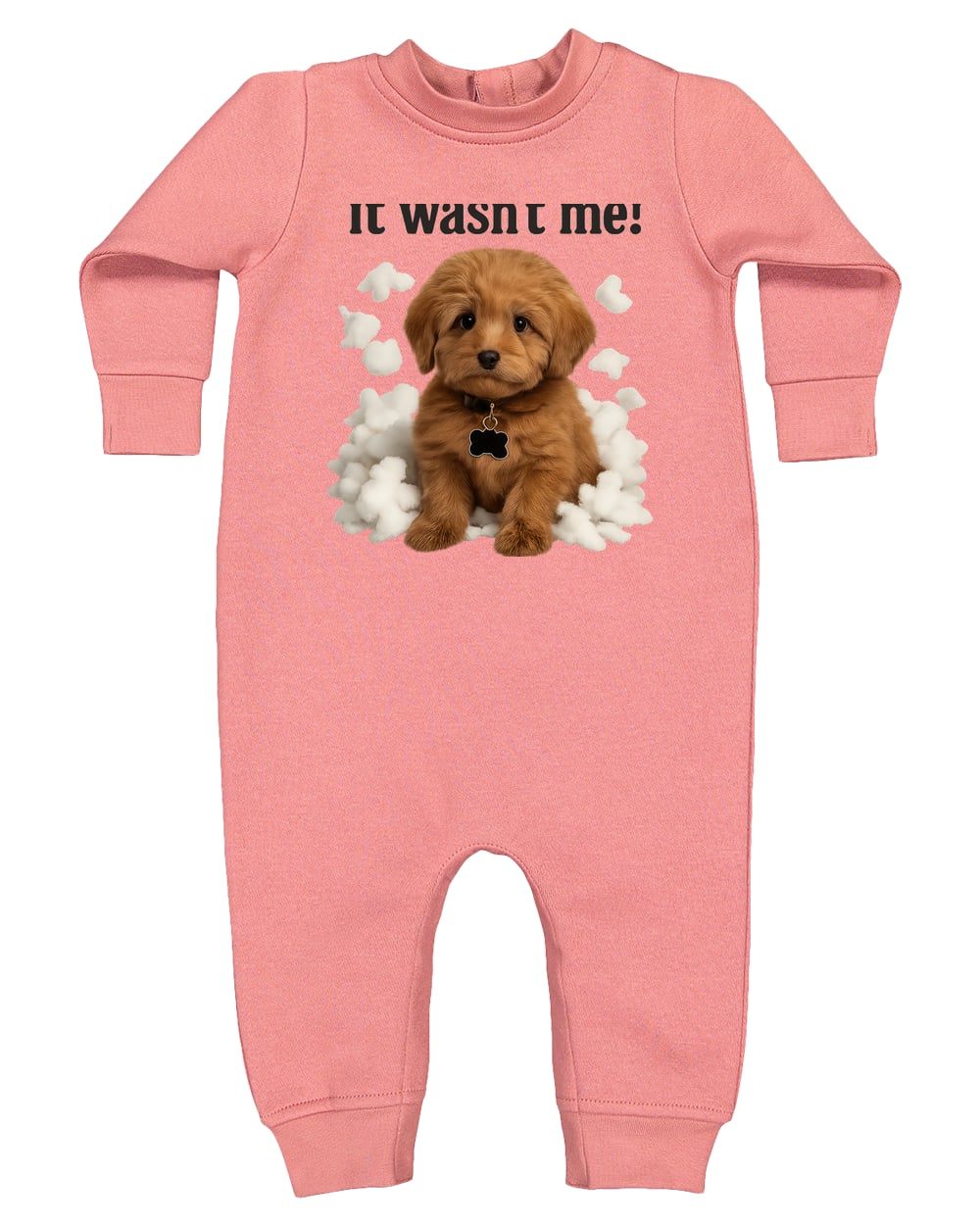 4447 Rabbit Skins Infant Fleece One-Piece Bodysuit - Mauvelous