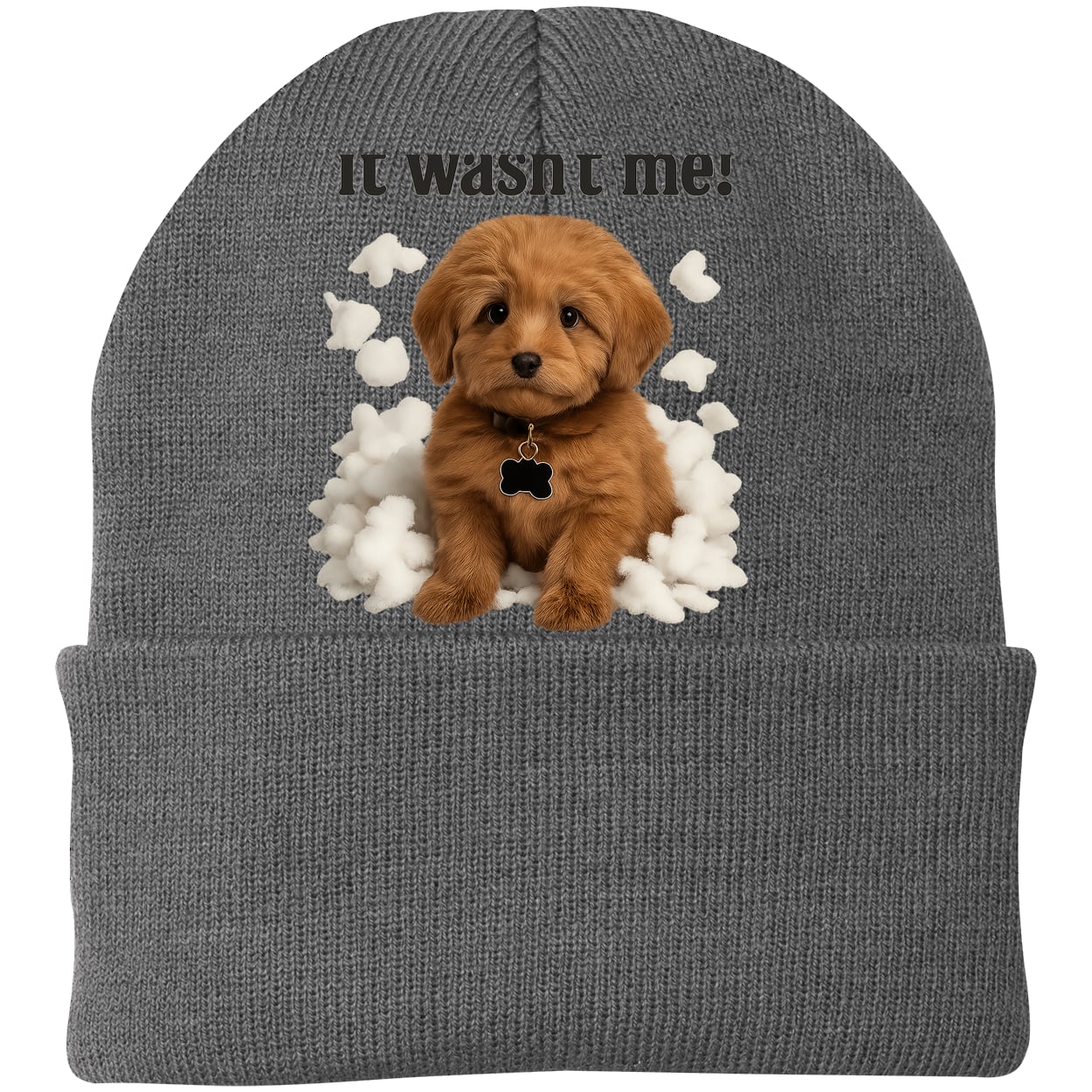 CP90 Port & Company Knit Beanie - Athletic Oxford
