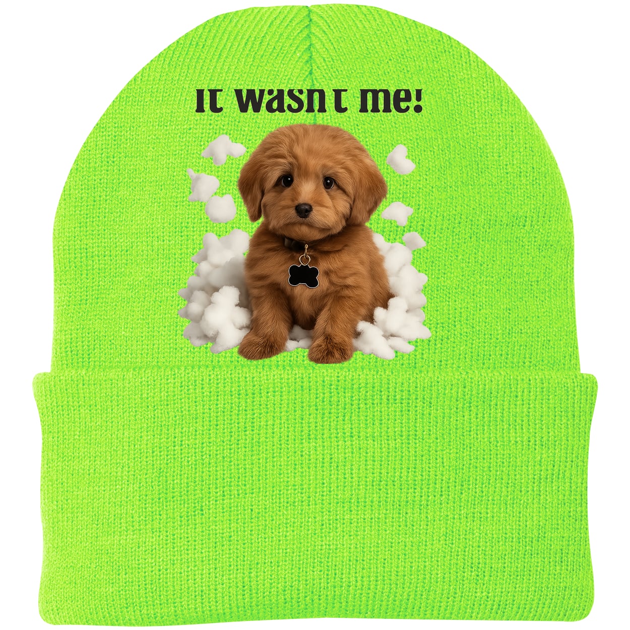CP90 Port & Company Knit Beanie - Neon Green