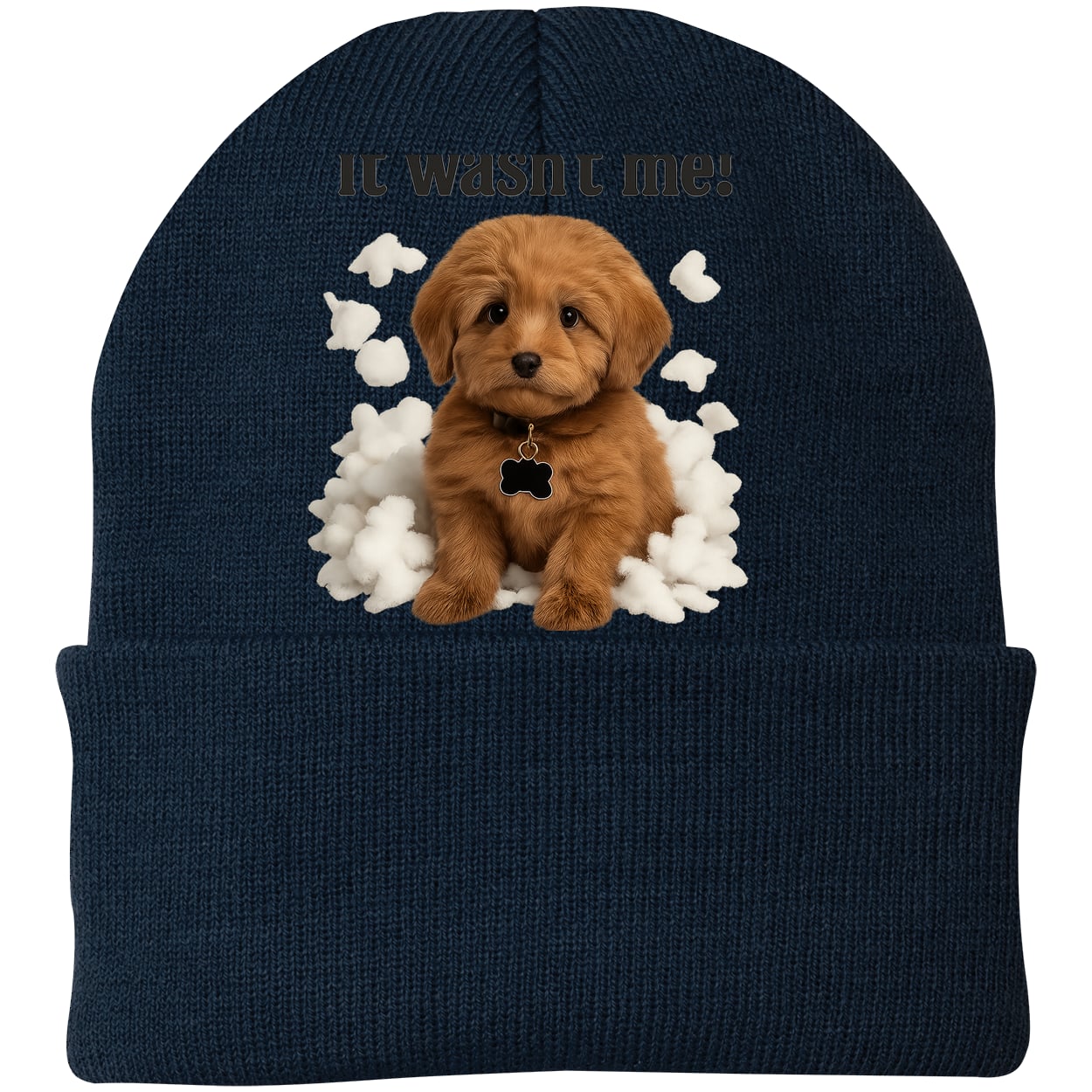 CP90 Port & Company Knit Beanie - Navy