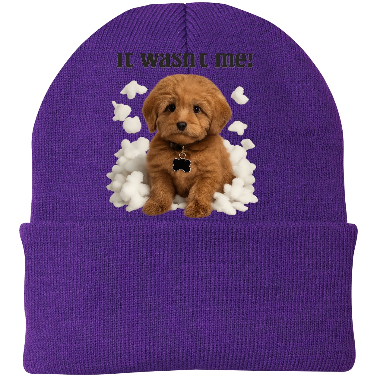 CP90 Port & Company Knit Beanie - Athletic Purple
