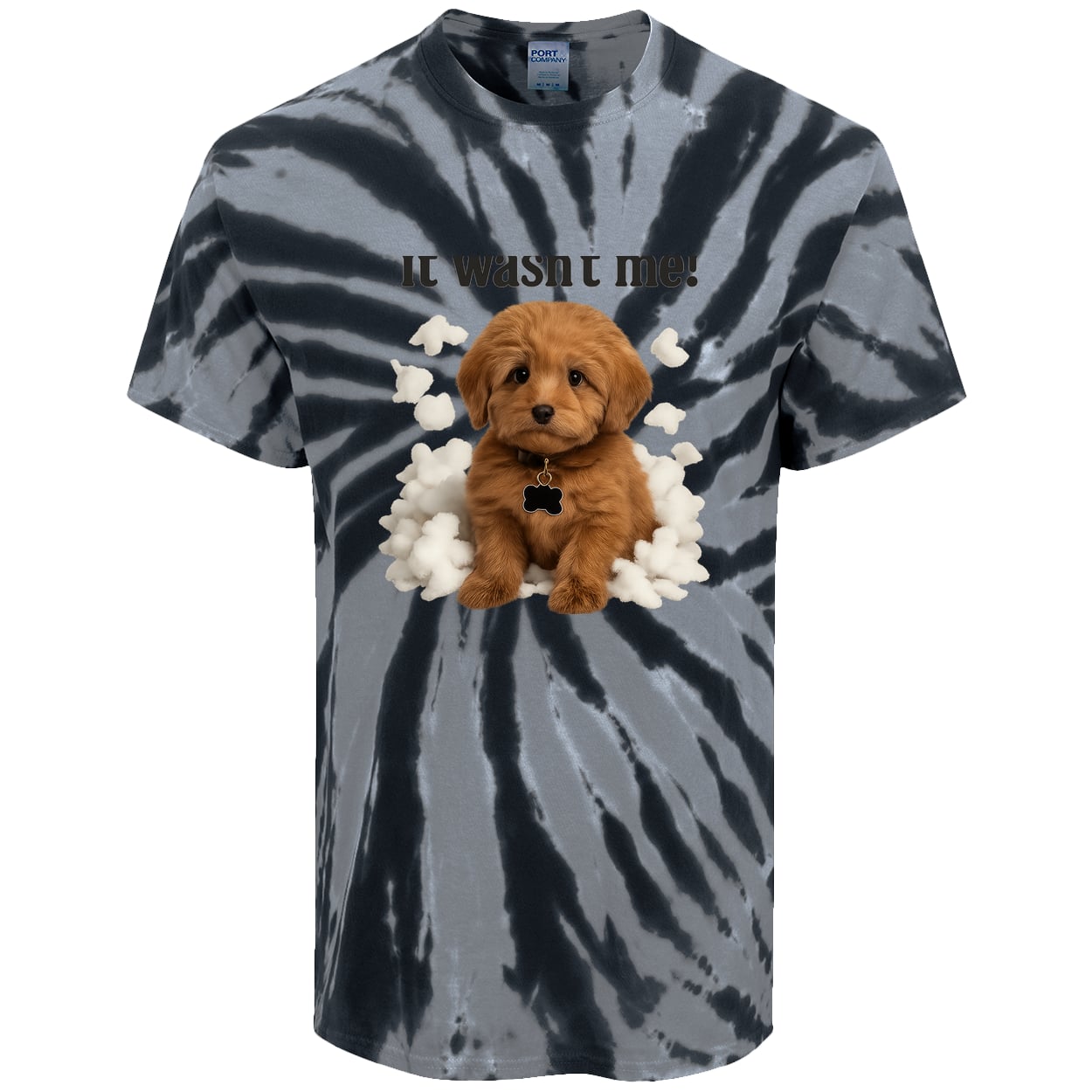 PC147 Port & Company Tie-Dye Tee - Black