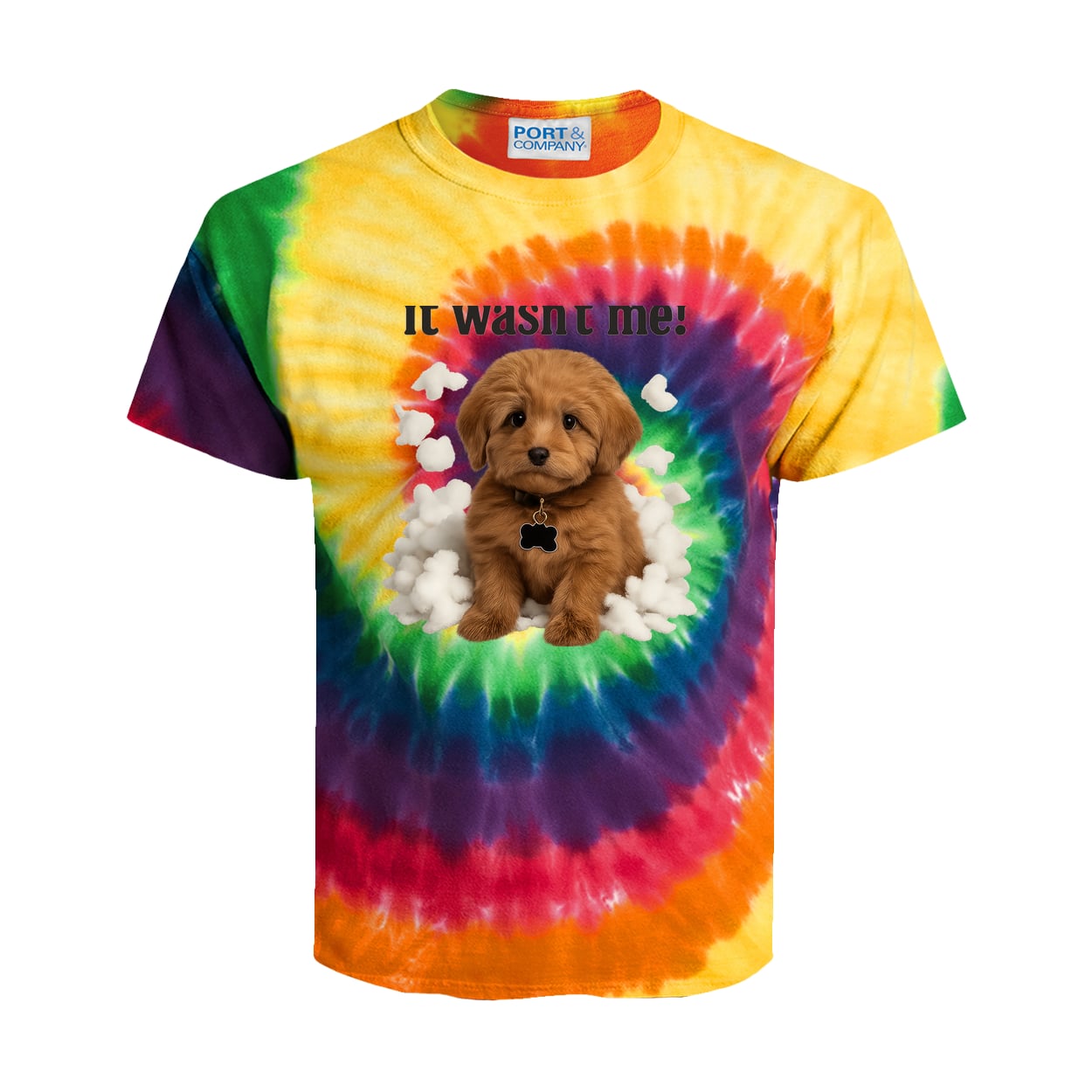 PC147Y Port & Company Kids Tie-Dye Tee - Rainbow