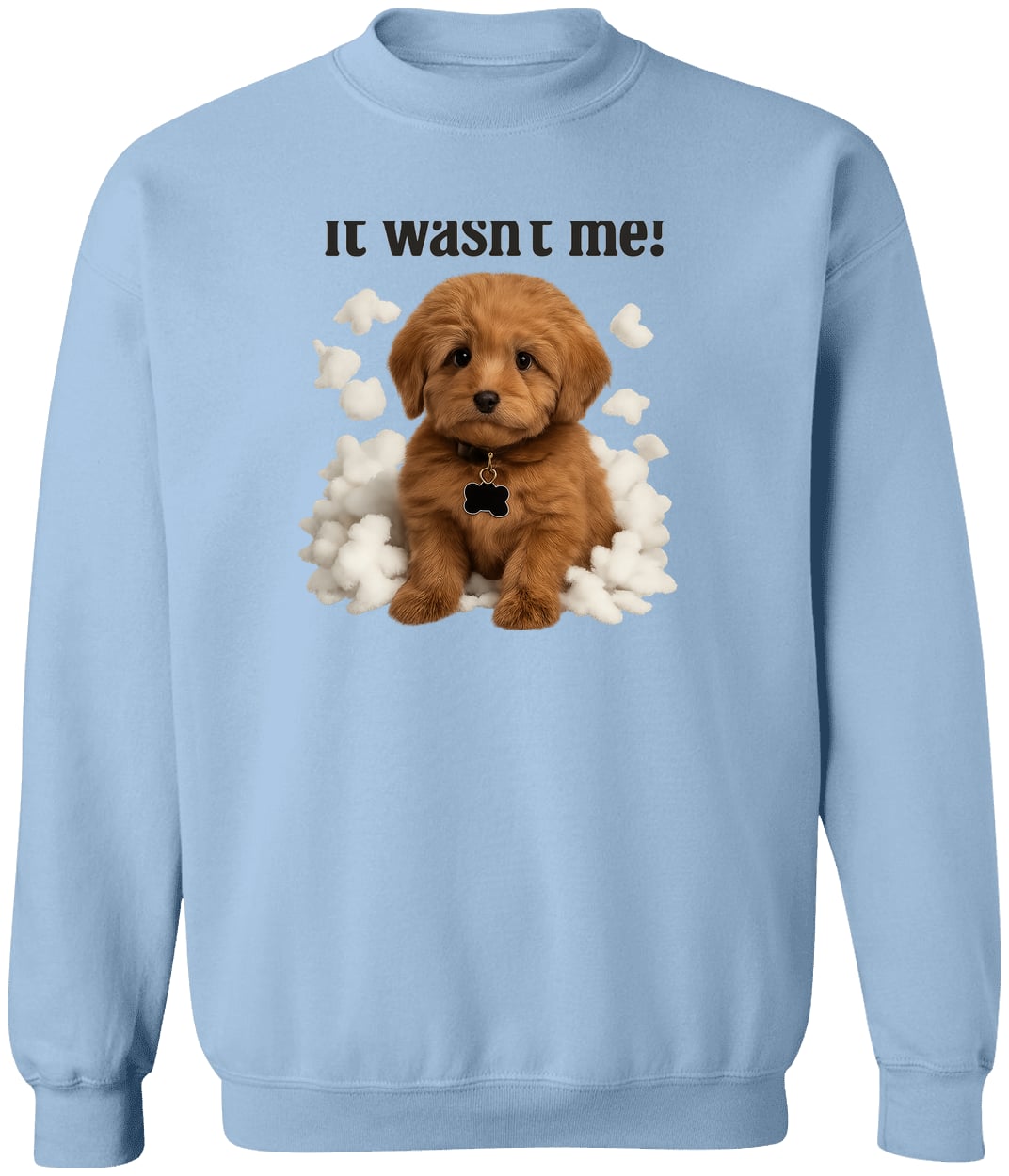 G180 Gildan Crewneck Pullover Sweatshirt - Light Blue